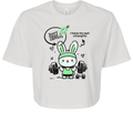 GYM BUNNY CROP TEE