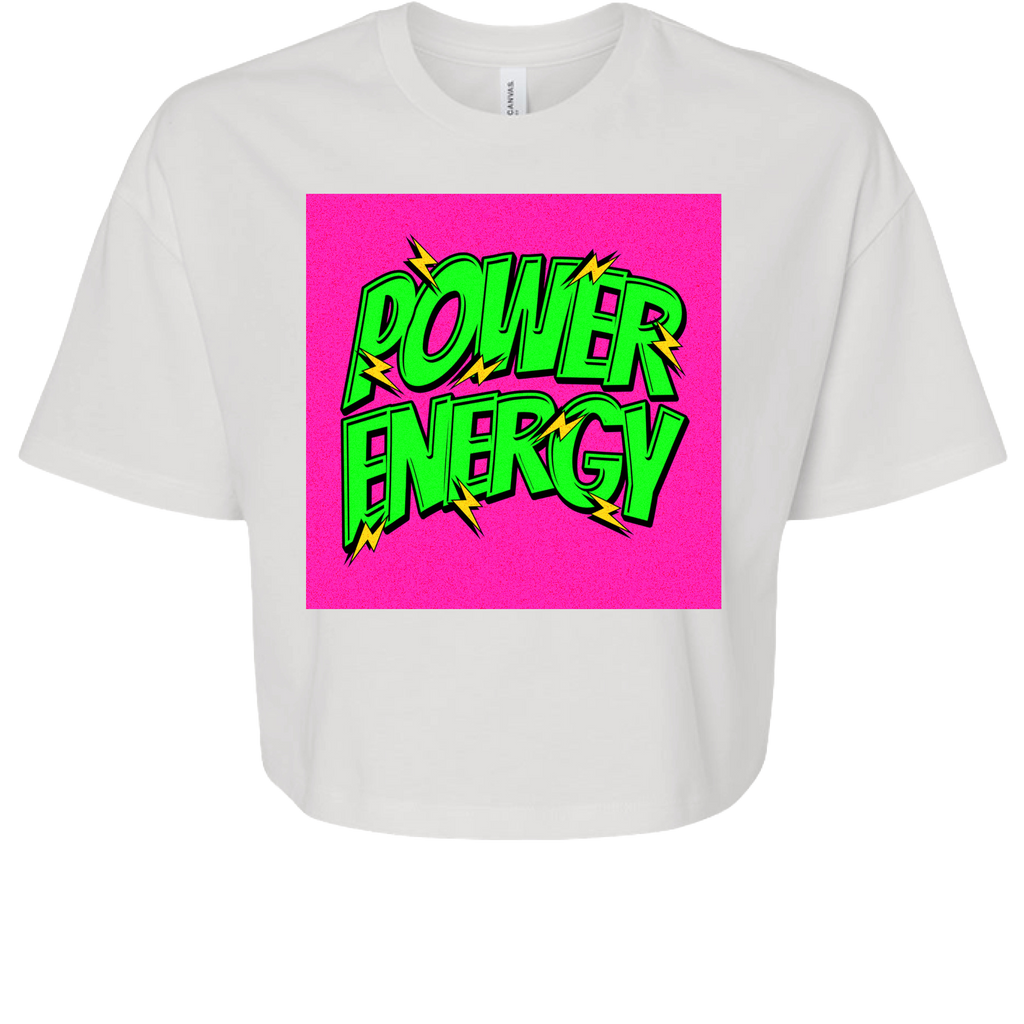 POWER ENERGY CROP TEE