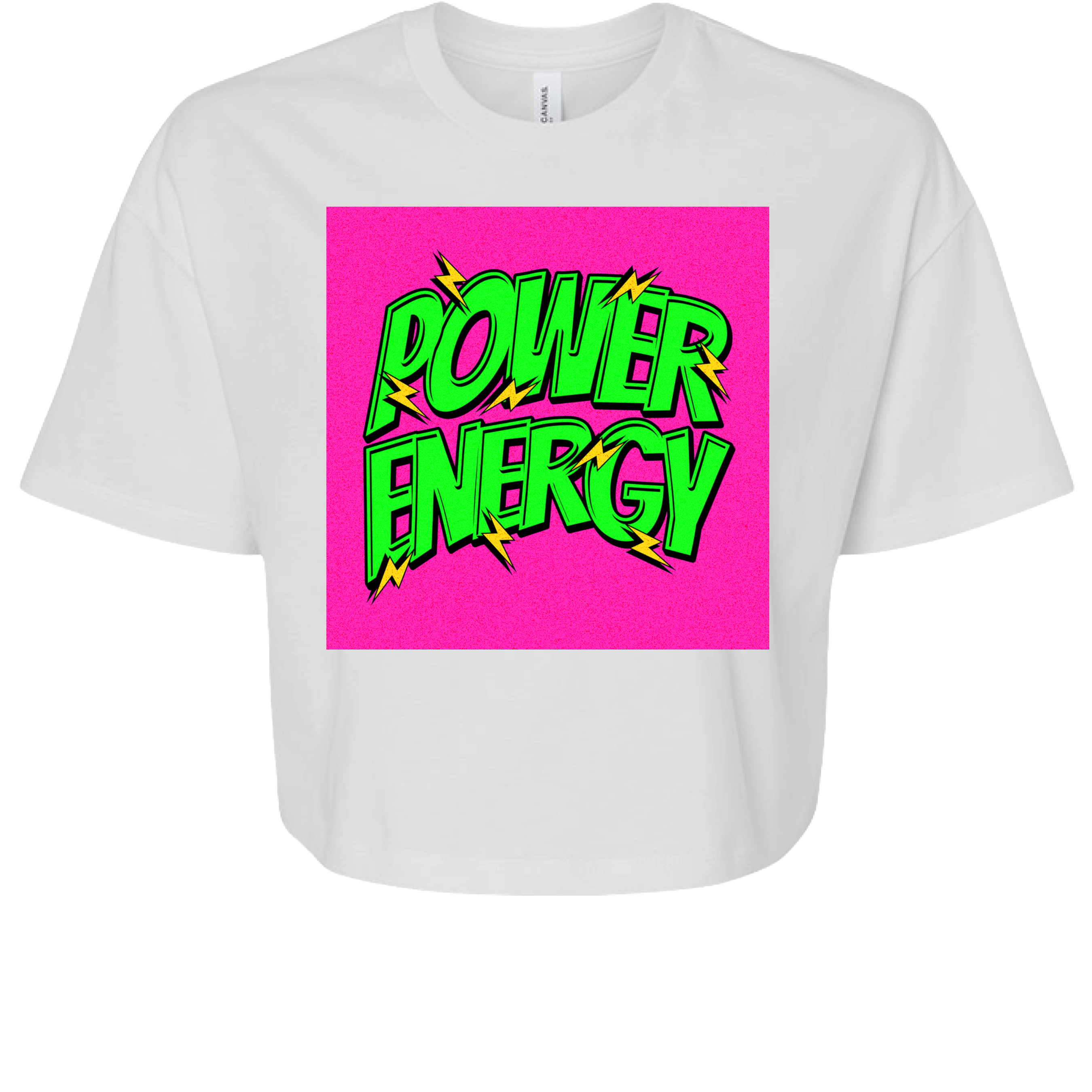 POWER ENERGY CROP TEE