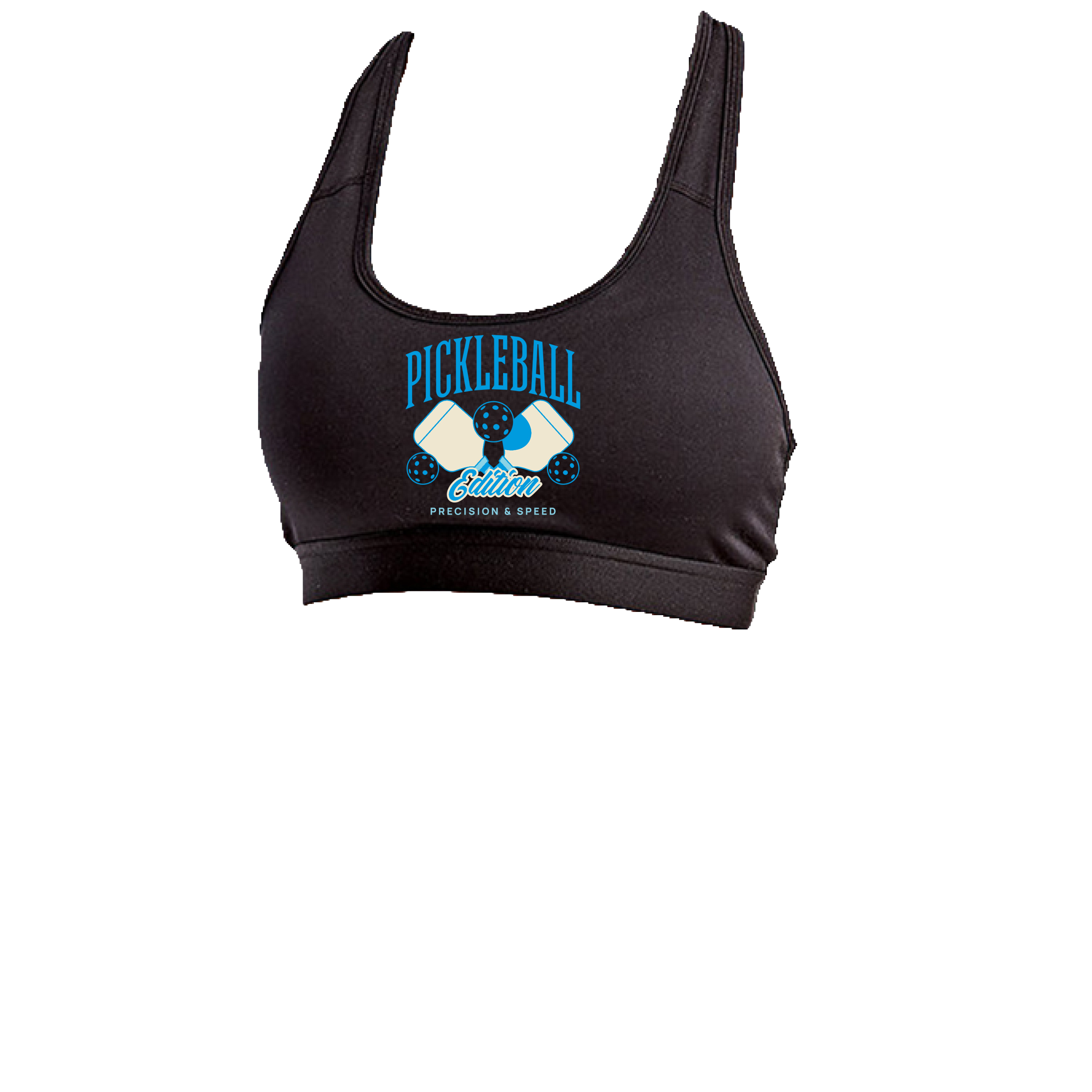 PICKLEBALL SPORTS BRA-BLUE