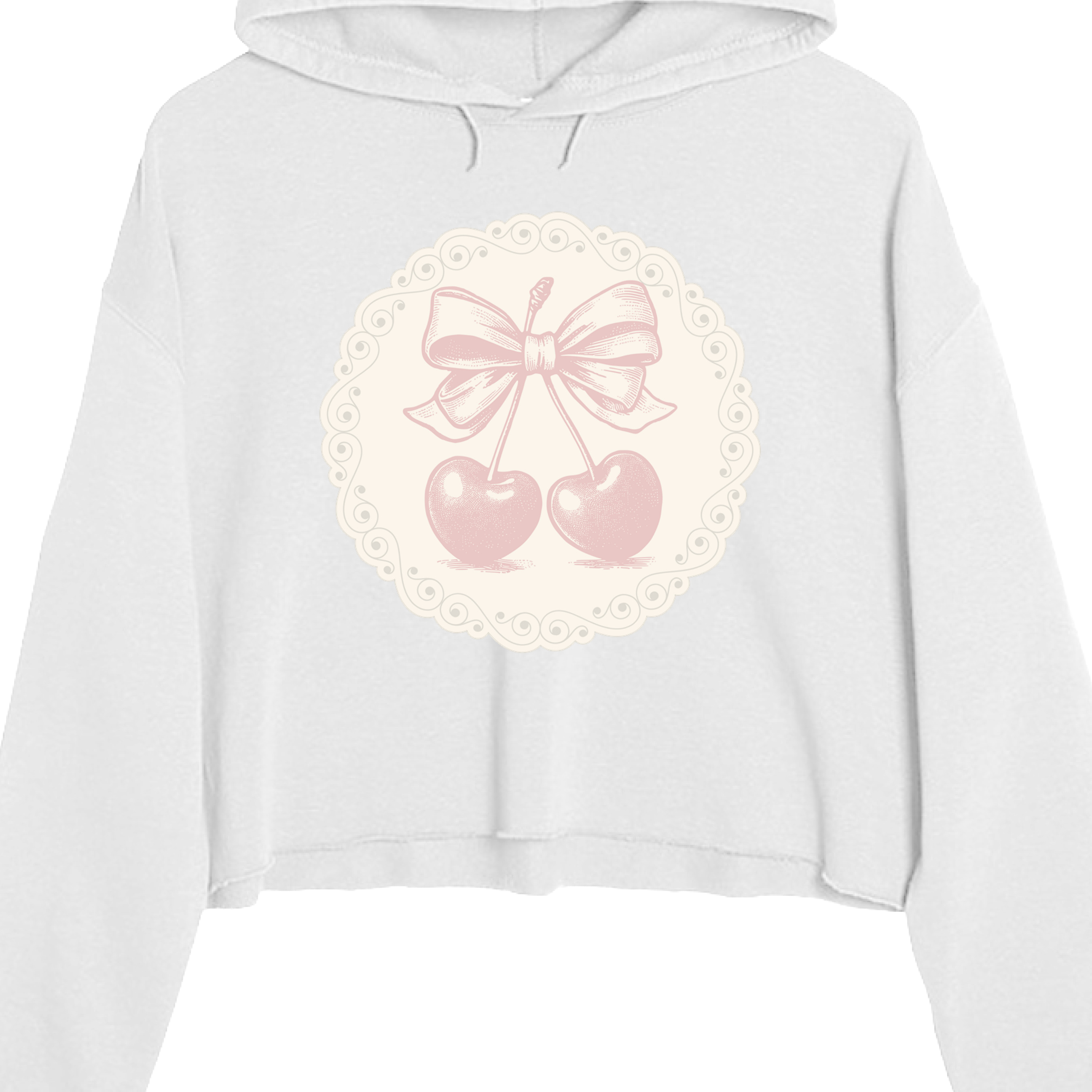 CHERRY HEARTS-HOODIE